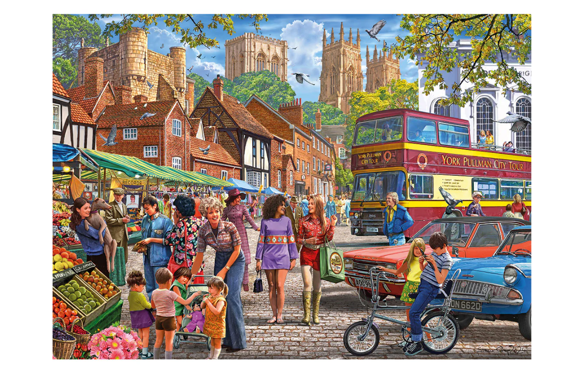 Gibsons York Market Jigsaw - 1000 Pieces - Image 2