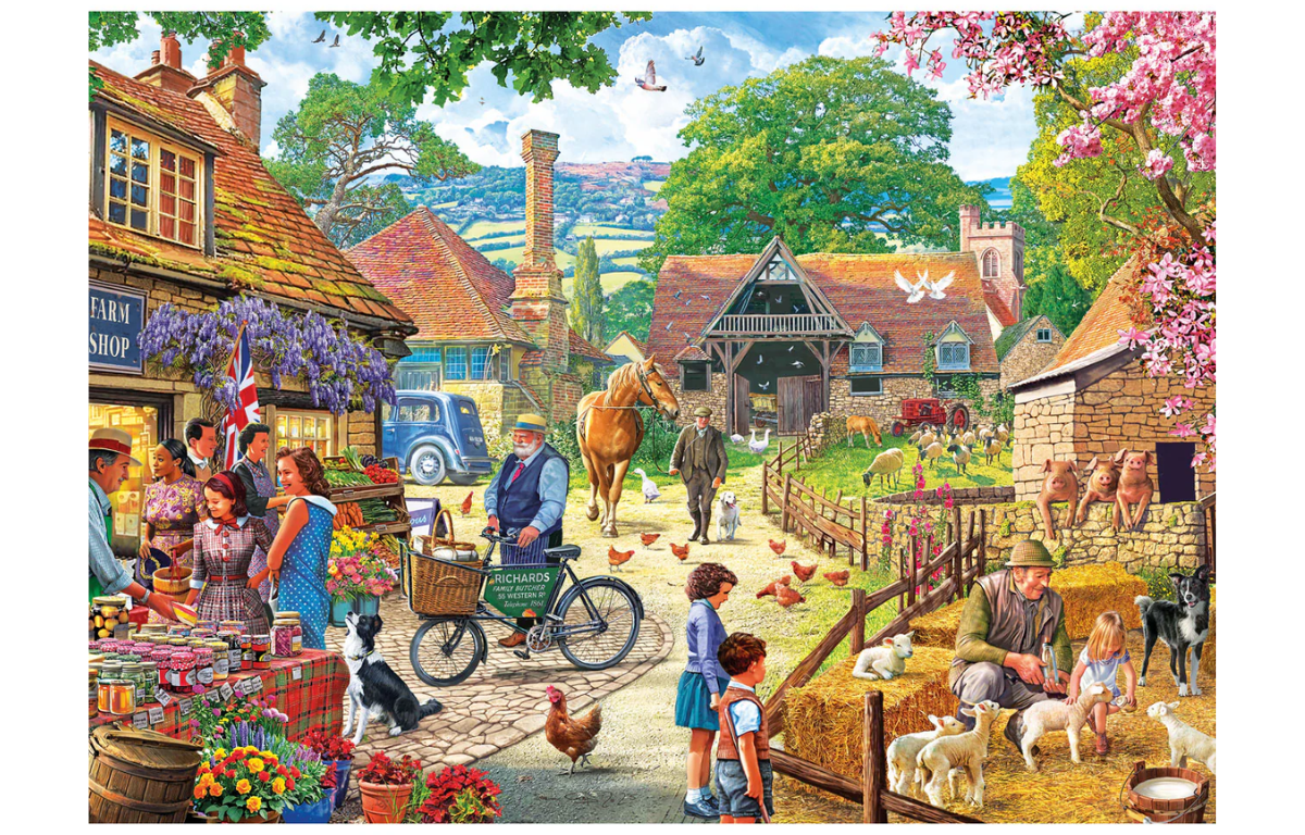 Gibsons The Farm Shop Jigsaw Puzzle - 1000 Pieces - Image 2